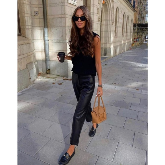 Aritzia Wilfred The Melina Pant Black size 10 - Picture 1 of 12